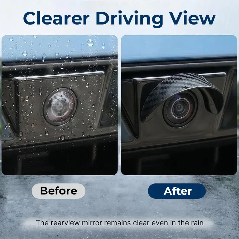 4pcs Car Rear - Waterproof Rear View Camera Rain Shield Cover