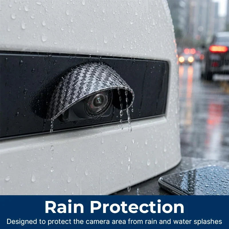4pcs Car Rear - Waterproof Rear View Camera Rain Shield Cover