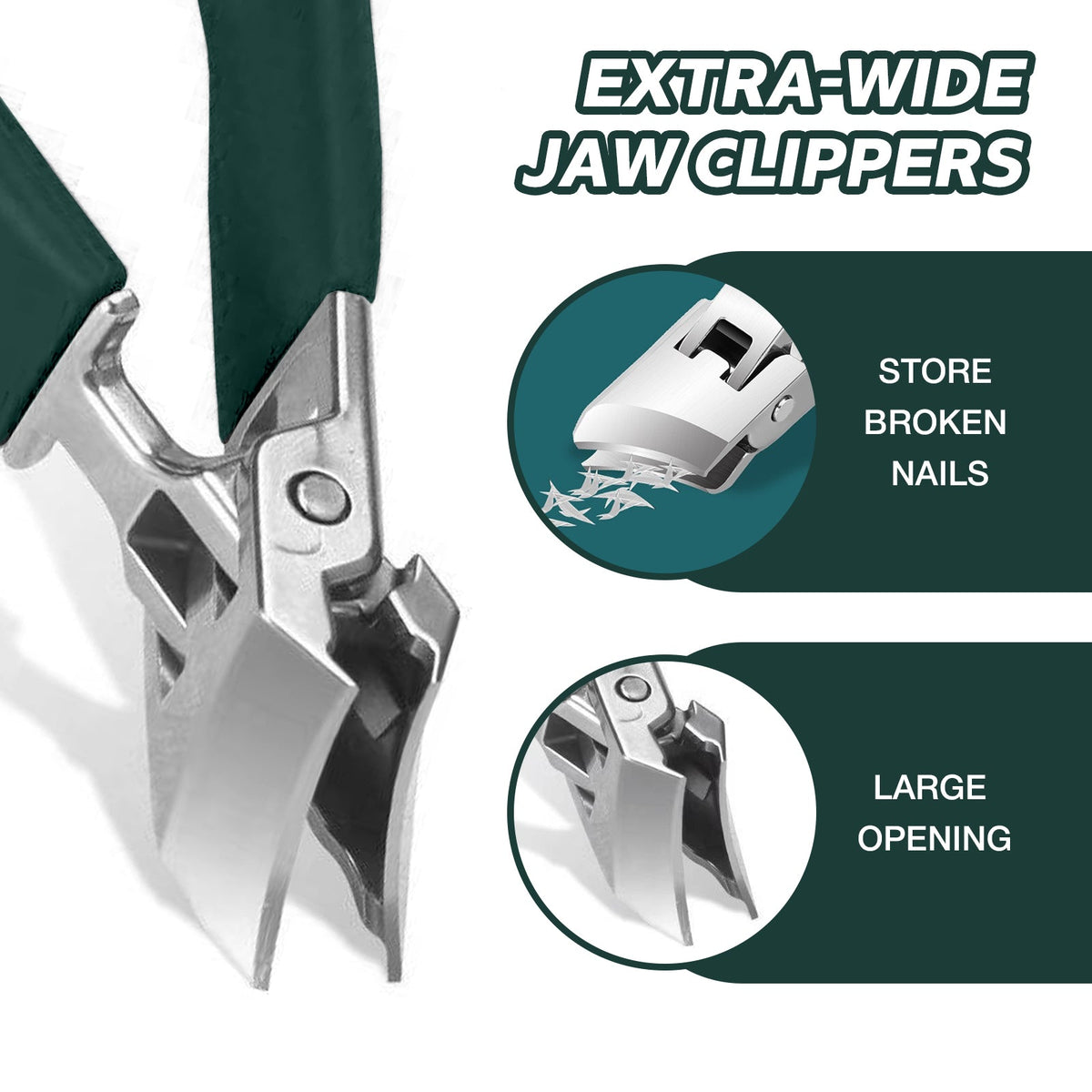 50% Off For A Limited Time Angled Nail Clippers 3-Piece Set