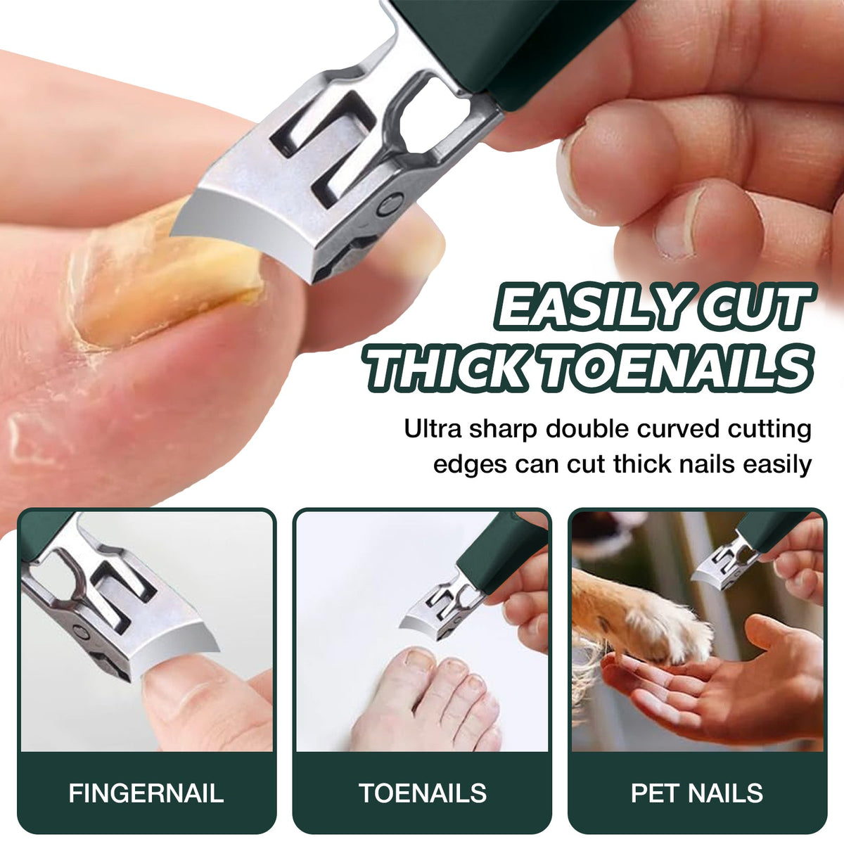 50% Off For A Limited Time Angled Nail Clippers 3-Piece Set